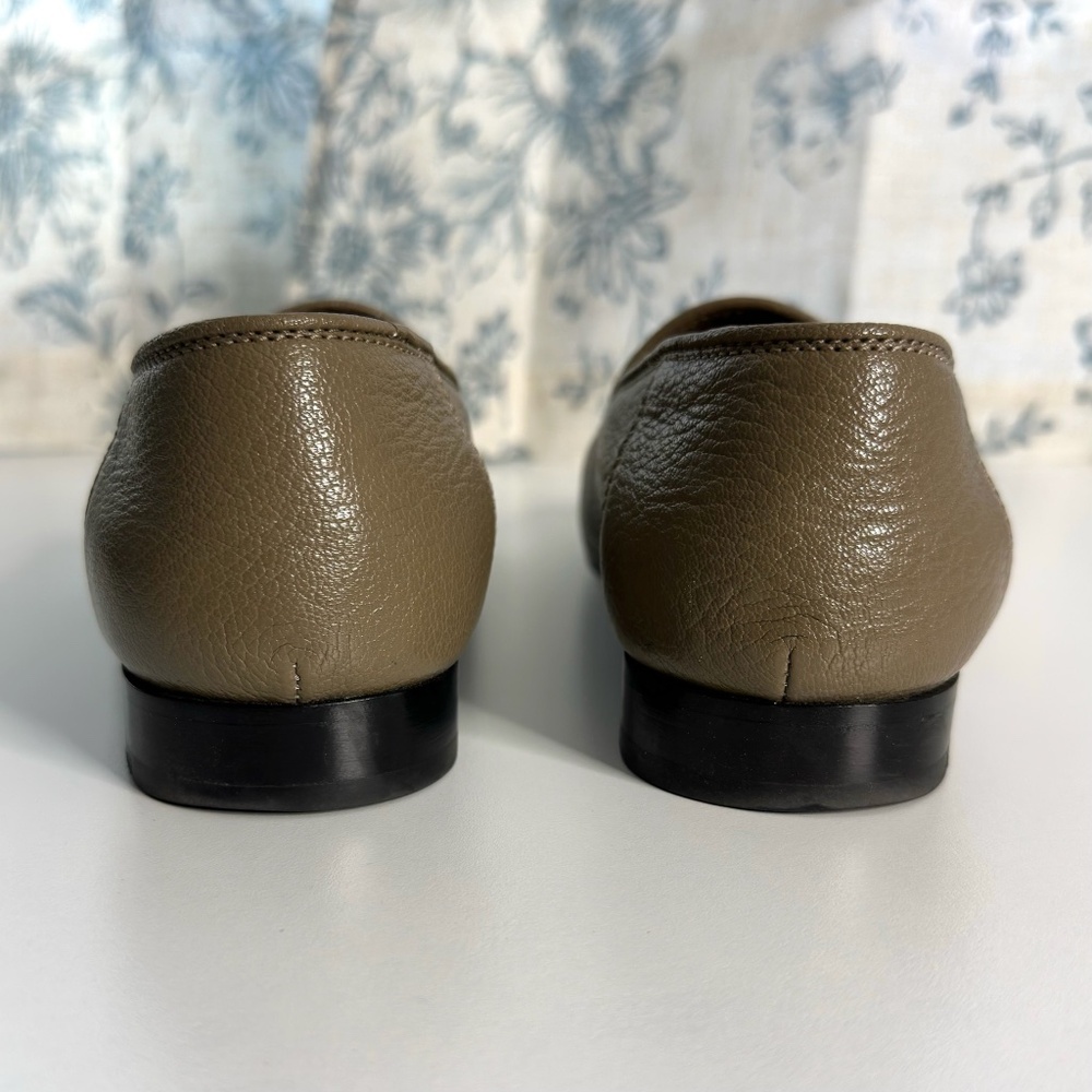 THE ROW Pebbled Leather Loafers - Picture 5 of 6